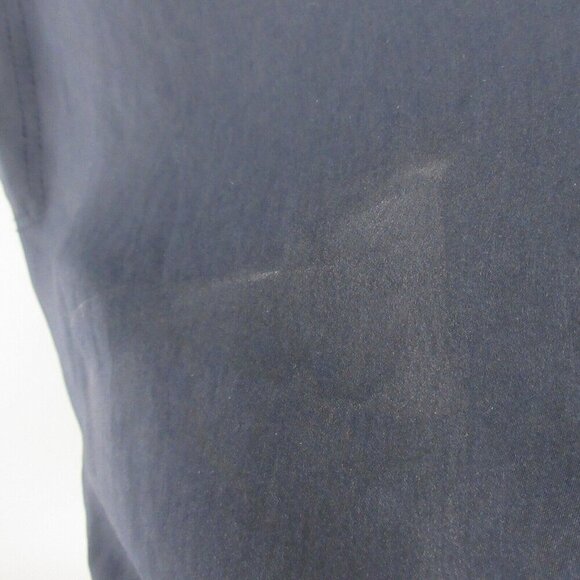 Club Monaco Womens Navy Blue Midi Dress Long Sleeve Button Front 4 Silk 328 - Picture 7 of 11